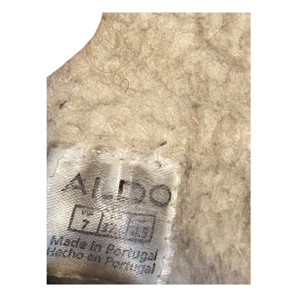 Aldo distressed leather & suede booties Sz 7 - Picture 8 of 16